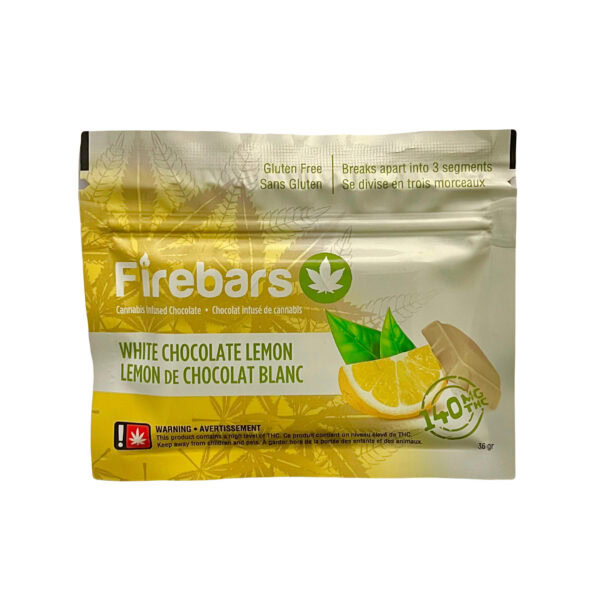 FIRE BARS - (140-MG-THC) WHITE CHOCOLATE LEMON