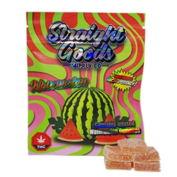 STRAIGHT GOODS GUMMIES - (500 MG THC) WATERMELON