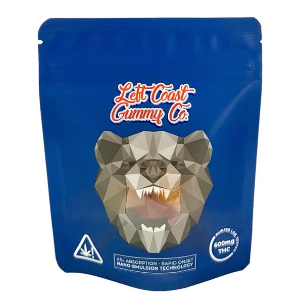 LEFT COAST GUMMYS - (600-MG-THC) MIXED FRUIT