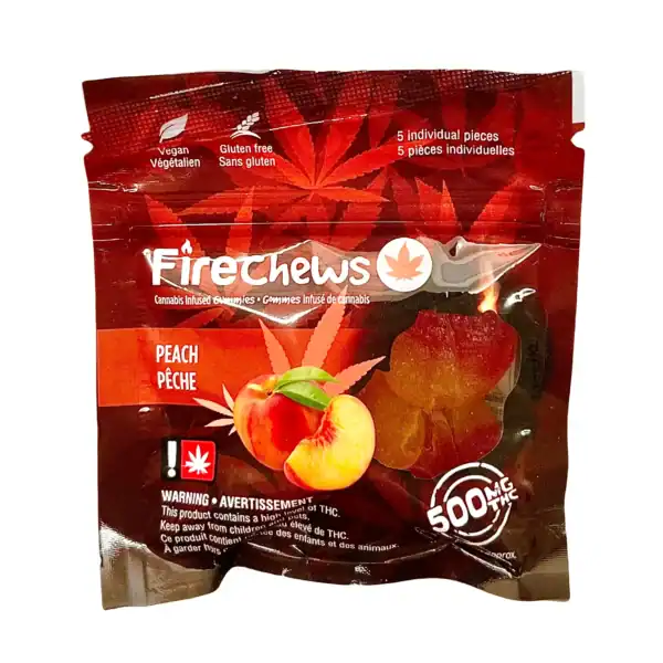FIRE CHEWS - (500-MG-THC) PEACH