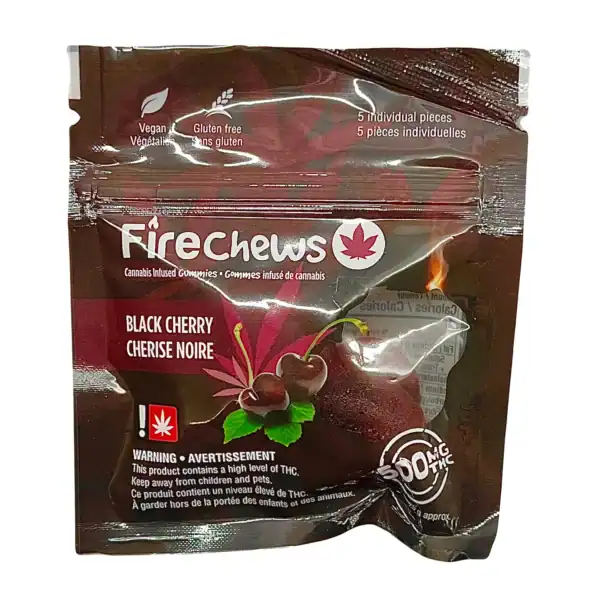 FIRE CHEWS - (500-MG-THC) BLACK CHERRY