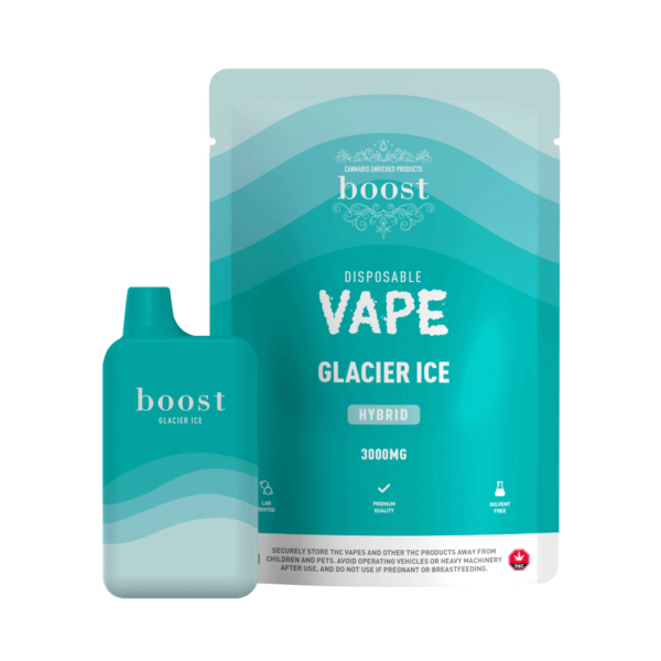 BOOST DISPOSABLE VAPE - GLACIER ICE (3 GRAM)
