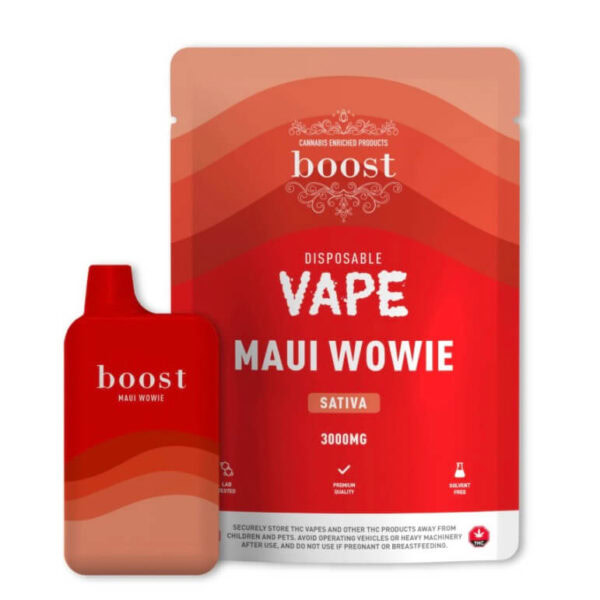 BOOST DISPOSABLE VAPE - MAUI WOWIE (3 GRAM)