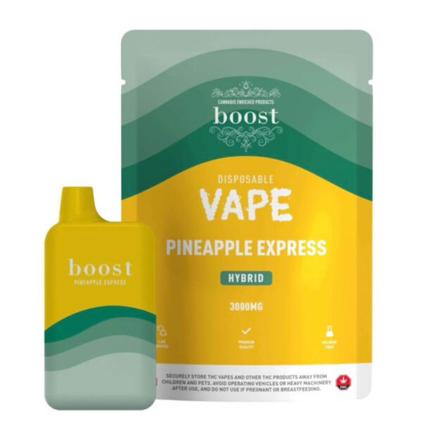 BOOST DISPOSABLE VAPE - PINEAPPLE EXPRESS (3 GRAM)