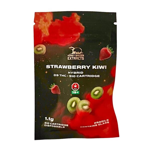 HONEY BADGER VAPE CART - STRAWBERRY KIWI