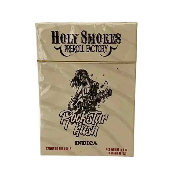 HOLY SMOKES PRE-ROLLS - ROCKSTAR KUSH