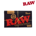 RAW BLACK CLASSIC SINGLE WIDE ROLLING PAPERS