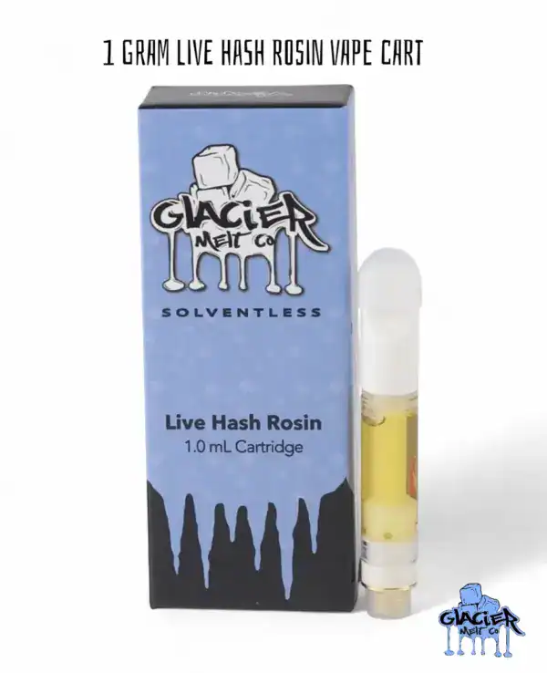 GLACIER MELT CO LIVE HASH ROSIN CART - COOKIES GELATO