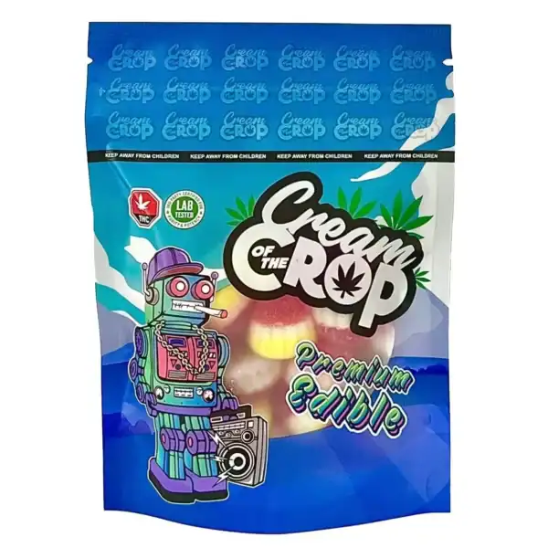 CREAM OF THE CROP GUMMYS - (2000-MG-THC SATIVA) SUPER SOUR SEA MIX