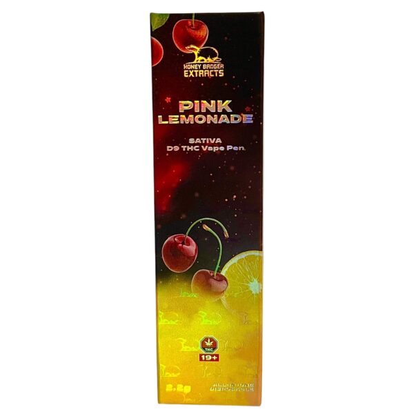 HONEY BADGER D9 VAPE PEN - PINK LEMONADE (2 GRAM)