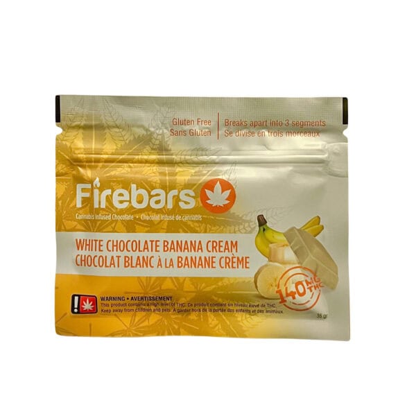 FIRE BARS - (140-MG-THC) WHITE CHOCOLATE BANANA CREAM