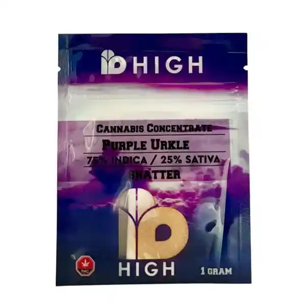 I B HIGH SHATTER - PURPLE URKLE