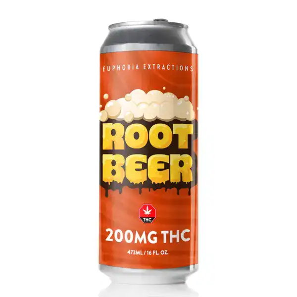 EUPHORIA BEVERAGE ROOT BEER - (200-MG-THC)