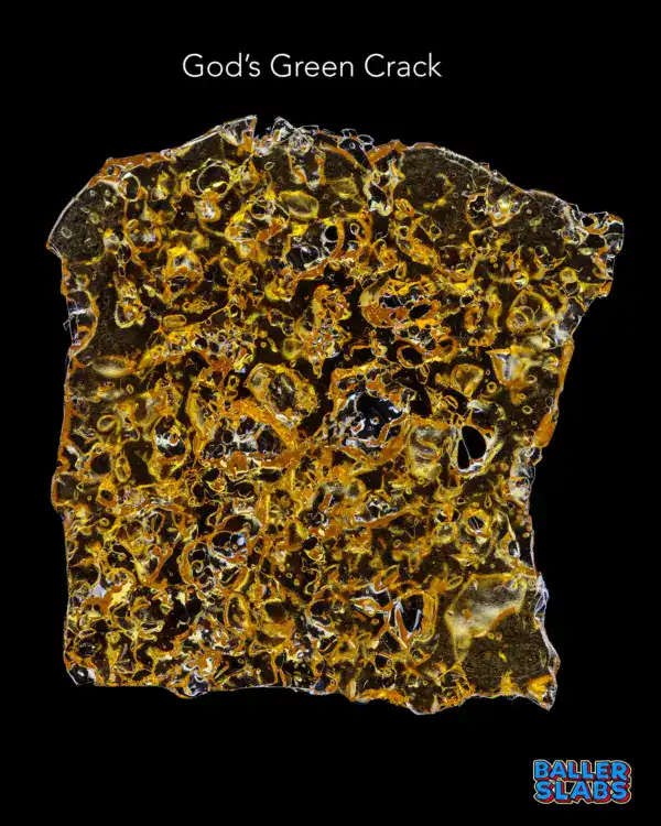 BALLER SLAB SHATTER - GODS GREEN CRACK (5 gram)