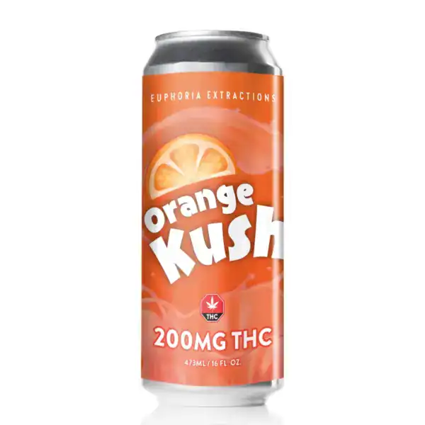 EUPHORIA BEVERAGE ORANGE KUSH - (200-MG-THC)