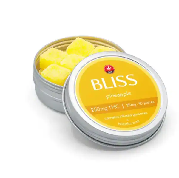 BLISS GUMMIES - PINEAPPLE (250-MG-THC)