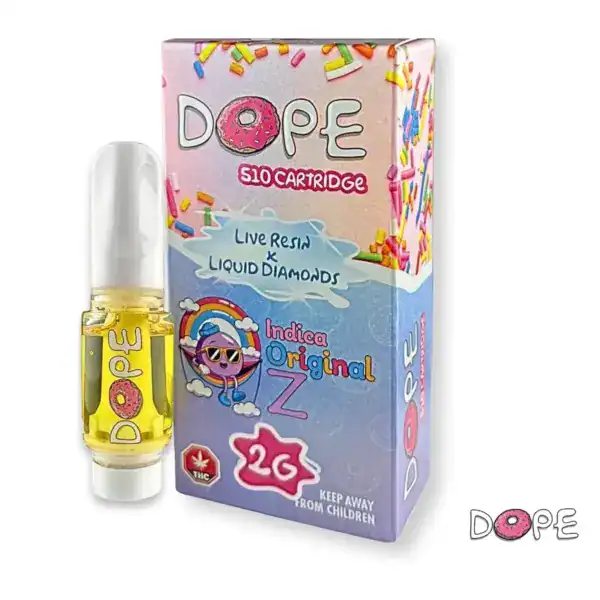 DOPE LIVE RESIN X LIQUID DIAMONDS VAPE CART - ORIGINAL Z (2 GRAM)