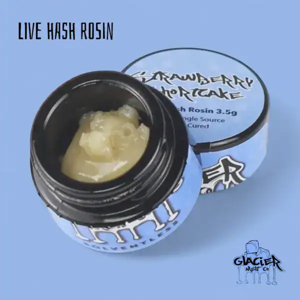 GLACIER MELT CO LIVE HASH ROSIN - LA CAKE BREATH (2 GRAM JAR)