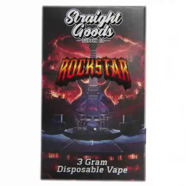 STRAIGHT GOODS DISPOSABLE VAPE - ROCKSTAR (3 GRAM)