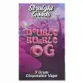 STRAIGHT GOODS DISPOSABLE VAPE - DOUBLE BUBBLE OG (3 GRAM)