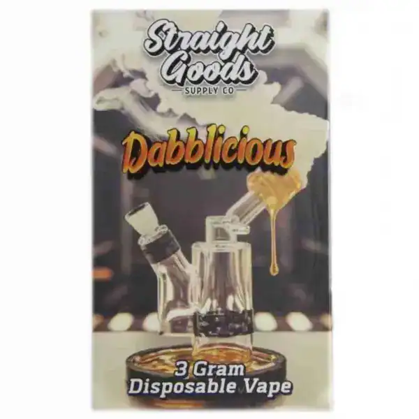 STRAIGHT GOODS DISPOSABLE VAPE - DABBLICIOUS (3 GRAM)