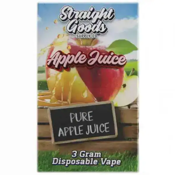 STRAIGHT GOODS DISPOSABLE VAPE - APPLE JUICE (3 GRAM)
