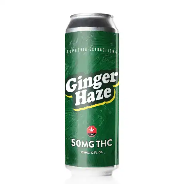 EUPHORIA BEVERAGE GINGER HAZE - (50-MG-THC)
