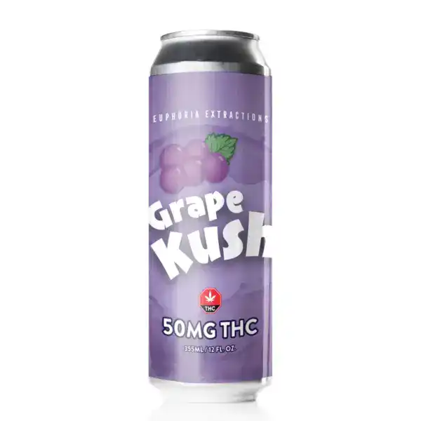 EUPHORIA BEVERAGE GRAPE KUSH - (50-MG-THC)