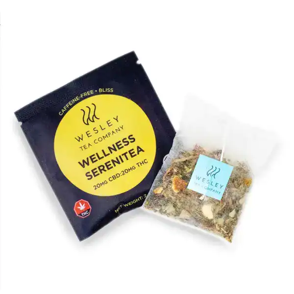 WESLEY TEA BAG - WELLNESS SERENITEA (20-MG-THC + 20-MG-CBD)