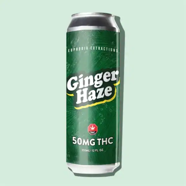 EUPHORIA BEVERAGE GINGER HAZE - (50-MG-THC)