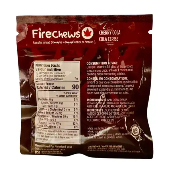 FIRE CHEWS - (1000-MG-THC) CHERRY COLA