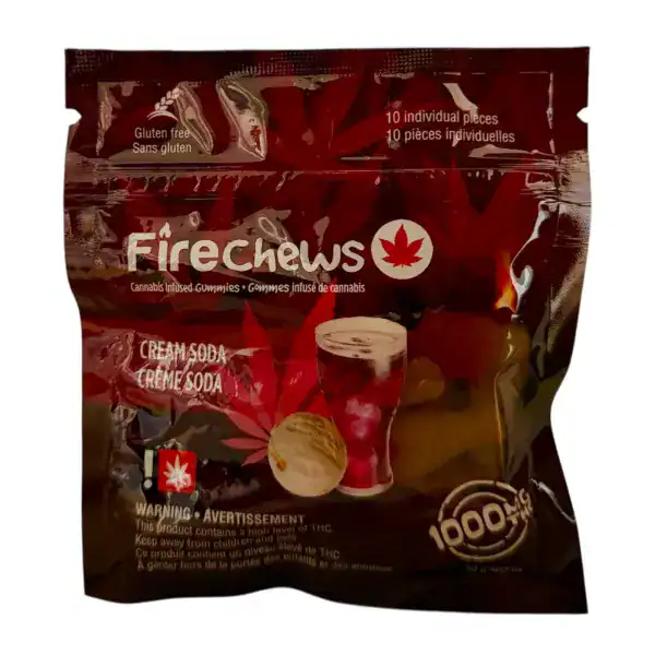 FIRE CHEWS - (1000-MG-THC) CREAM SODA