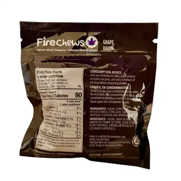 FIRE CHEWS - (1000-MG-THC) GRAPE