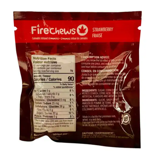 FIRE CHEWS - (1000-MG-THC) STRAWBERRY