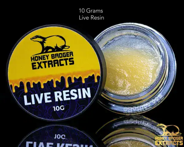 HONEY BADGER LIVE RESIN BALLER JAR - KASHMIR PINE (10 GRAM)