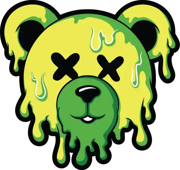 DUMMY BEARS GUMMYS (2000-MG-THC) - BLUE RASPBERRY