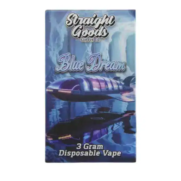 STRAIGHT GOODS DISPOSABLE VAPE - BLUE DREAM (3 GRAM)