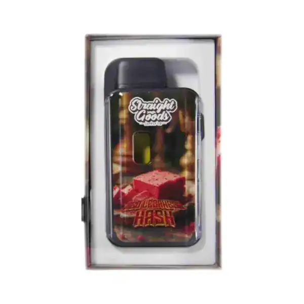 STRAIGHT GOODS DISPOSABLE VAPE - RED LEBANESE HASH (3 GRAM)